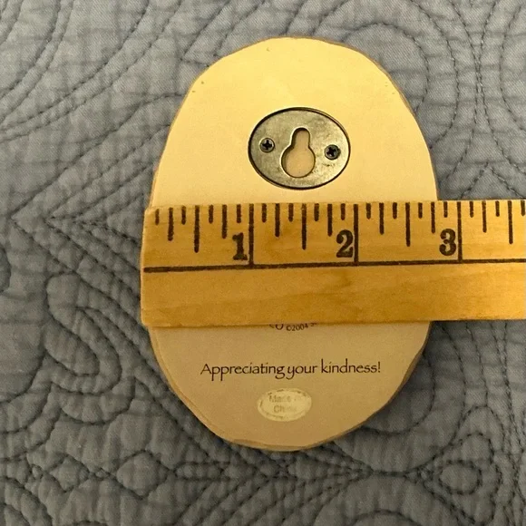 Willow Tree Decorative Thank You Stone with Floral Design 2004 - Picture 7 of 8